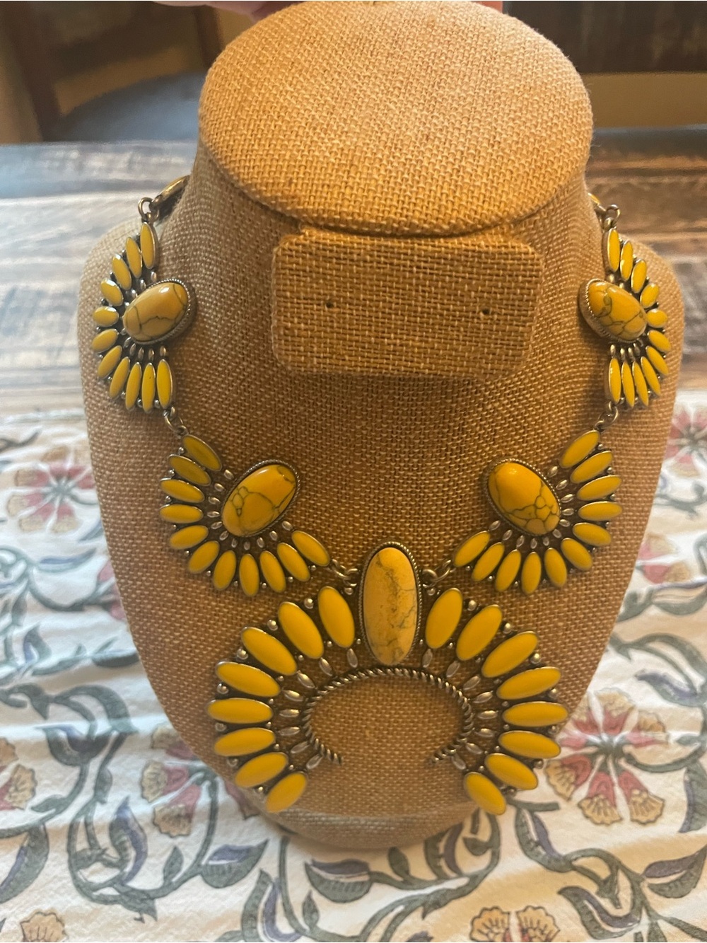 Western-style Squash Blossom necklace